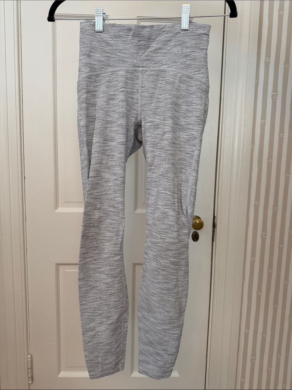 lululemon athletica Heather Light Gray High-Rise Leggings